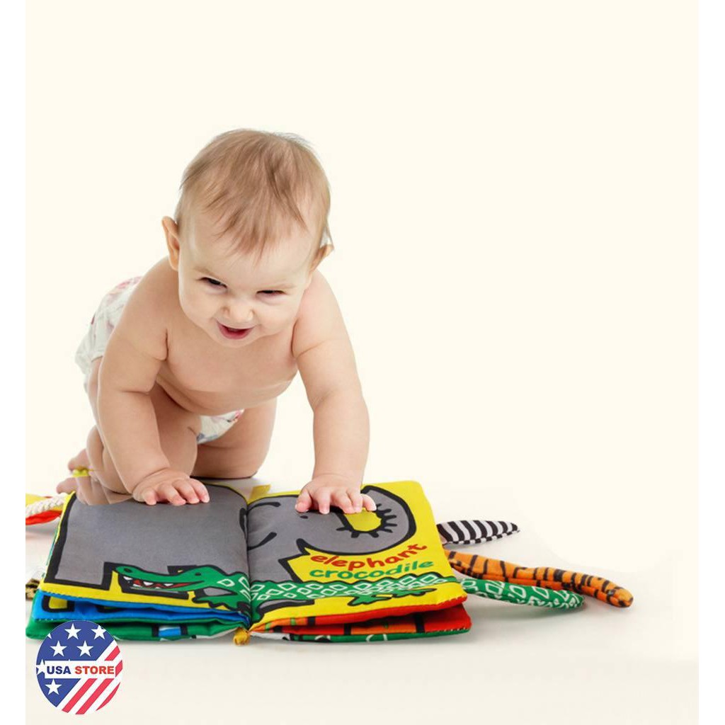 Sách Ghép Đuôi Con Vật Thú Vị Tail Animal (Chất Liệu Vải) (Chọn Mẫu)