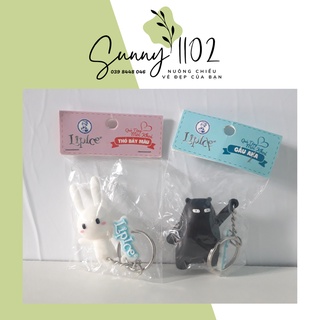 Móc khoá Thỏ bảy màu/Gấu Aka - hàng tặng Lipice