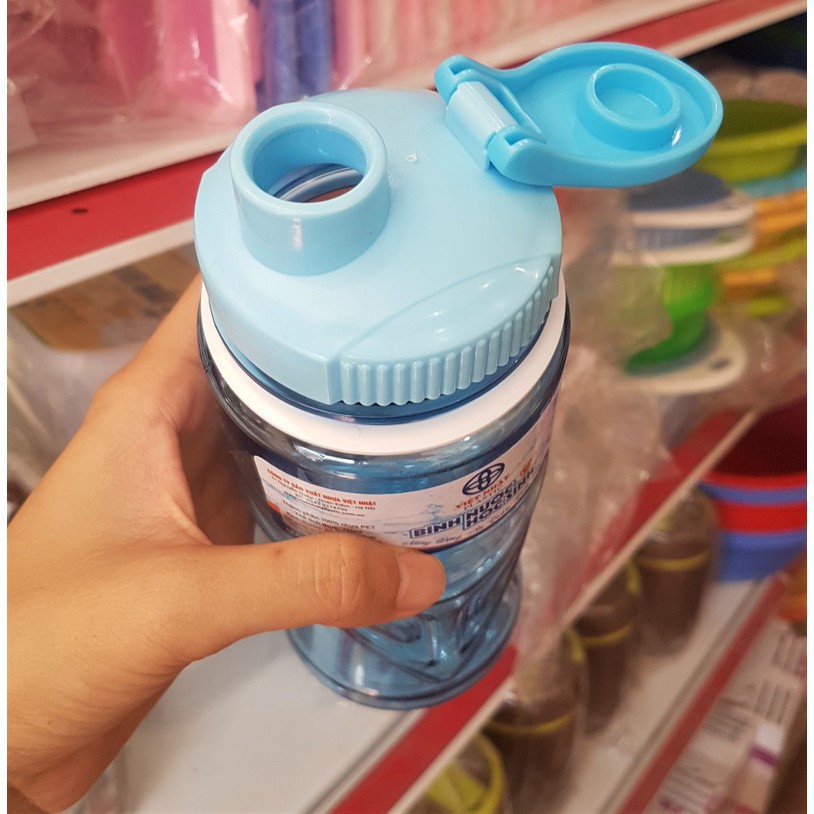 Bình nước học sinh Việt Nhật Plastic 900ml 0090