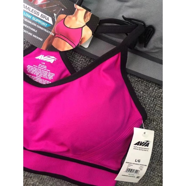 Áo tập / bra gym Avia seamless, hàng xuất xịn