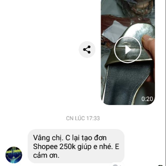 Dép gửi Nguyễn Anh 200k