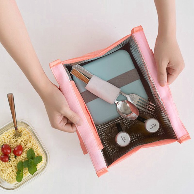 Túi đựng hộp cơm chất liệu cách nhiệt tiện dụng khi đi cắm trại