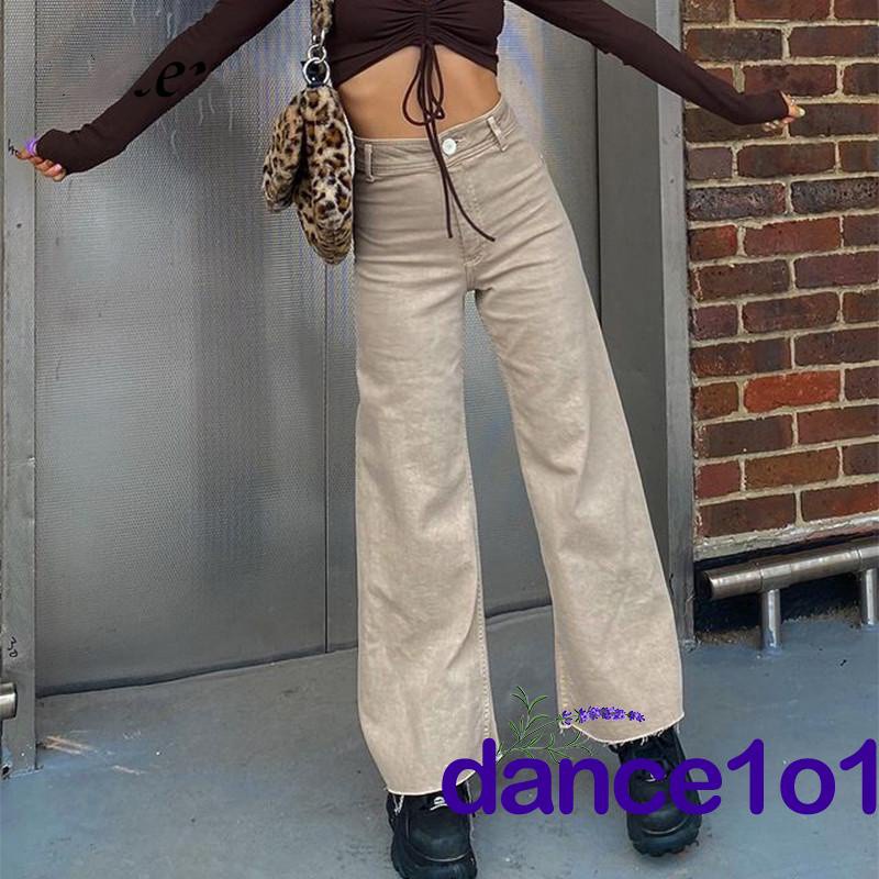 Quần Jean Nữ Ống Rộng 4 Màu Sắc Đơn Giản Tuỳ Chọn | BigBuy360 - bigbuy360.vn