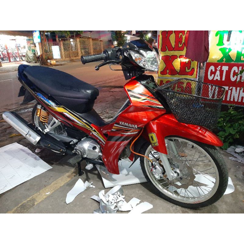 Tem Sirus đỏ đen chất liệu Kendy