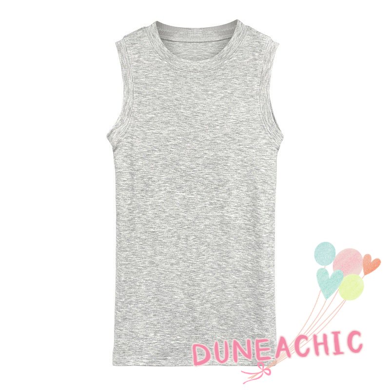 DUNEA Áo Tank Top Sát Nách Màu Trong Suốt Quyến Rũ Cho Nữ