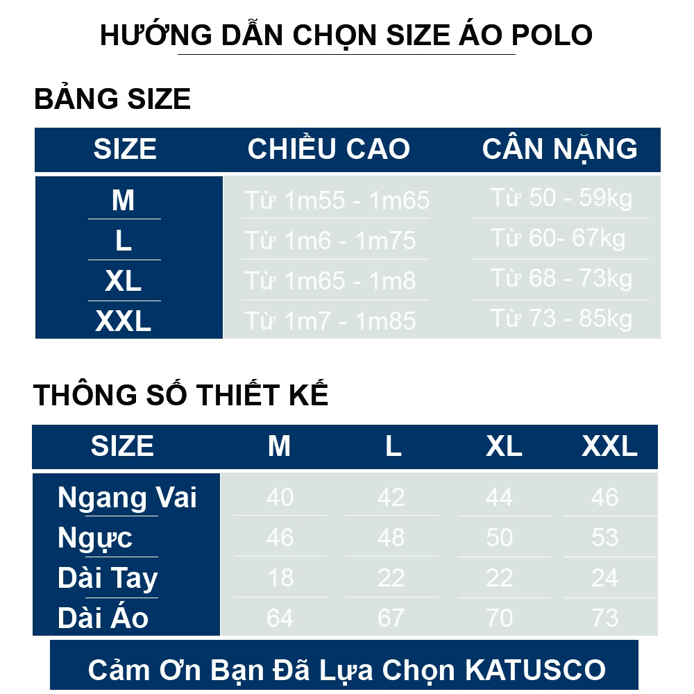 Áo Polo Nam Thun Cá Sấu KATUSCO In Họa Tiết The Fox A2235, Vải Cá Sấu Xịn, Dáng Vừa Từ 50-85kg