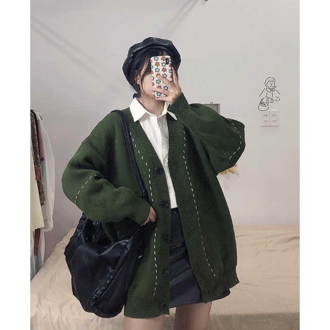 [2HAND] Cardigan Len Hàn Quốc | BigBuy360 - bigbuy360.vn
