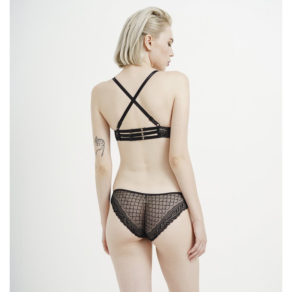 Áo ngực nữ phối ren mút mỏng Tamar underwired bra Zenna Z0619BRA03