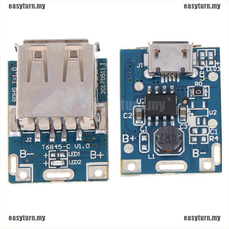 1 Pin Sạc Dự Phòng Li-Ion 18650 Micro Usb 5v Lithium