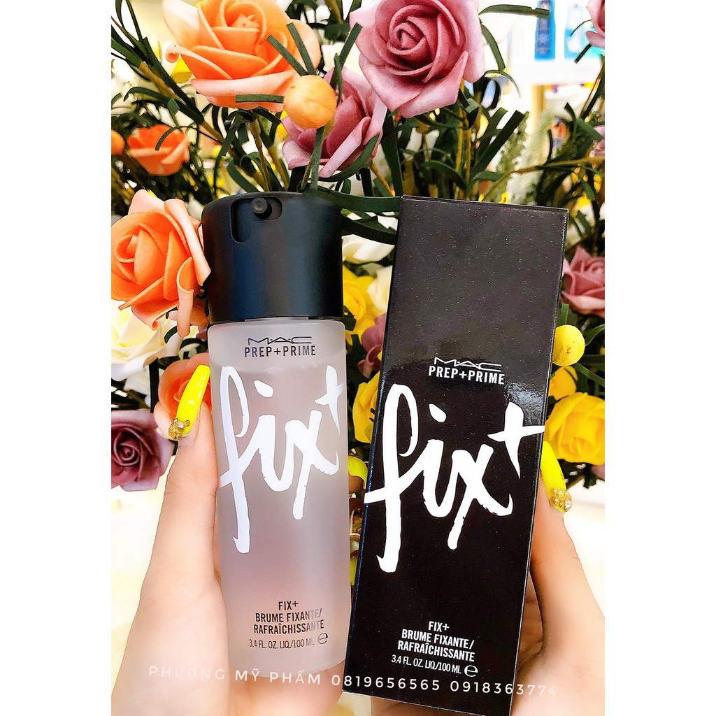 XỊT KHÓA NỀN, GIỮ LỚP MAKE-UP M.A.C PREP+PRIME FIX + MATTE VAPORISATEUR MATIFIANT