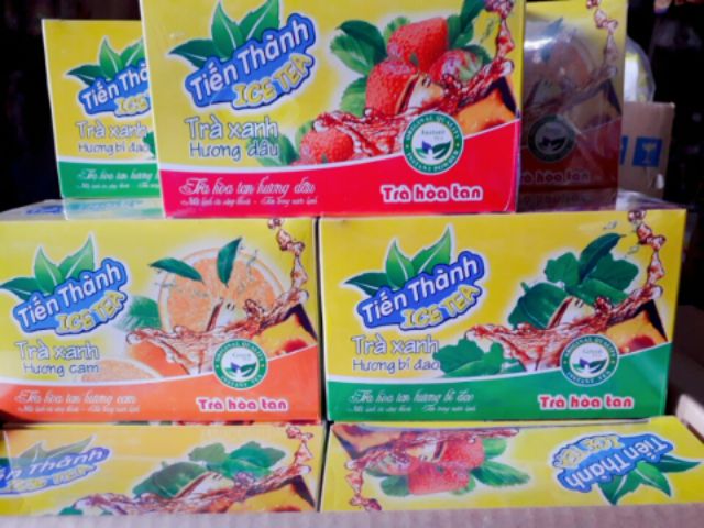 Trà hòa tan TIẾN THÀNH Ice tea - Hộp 24 gói
