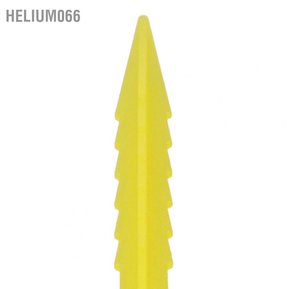 Helium066 50 chiếc Lều nhựa Chốt 5.5in Cọc cát răng cưa Độ bền cao ABS ngoài trời Bãi biển Spike đinh để cắm trại bạt