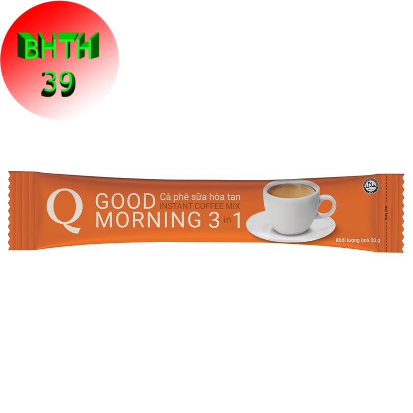 Cafe Good Morning - Cà phê sữa hòa tan Trần Quang bịch 24 gói