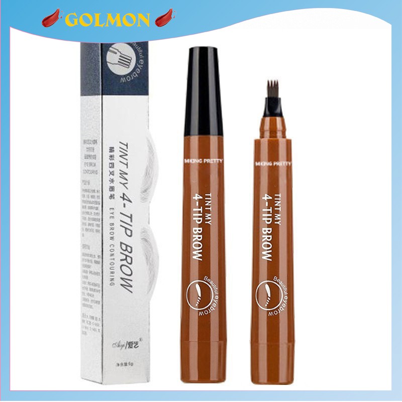Bút chì kẻ lông mày phẩy sợi 4D MKING PRETTY chống nước siêu lâu trôi GOLMON | BigBuy360 - bigbuy360.vn