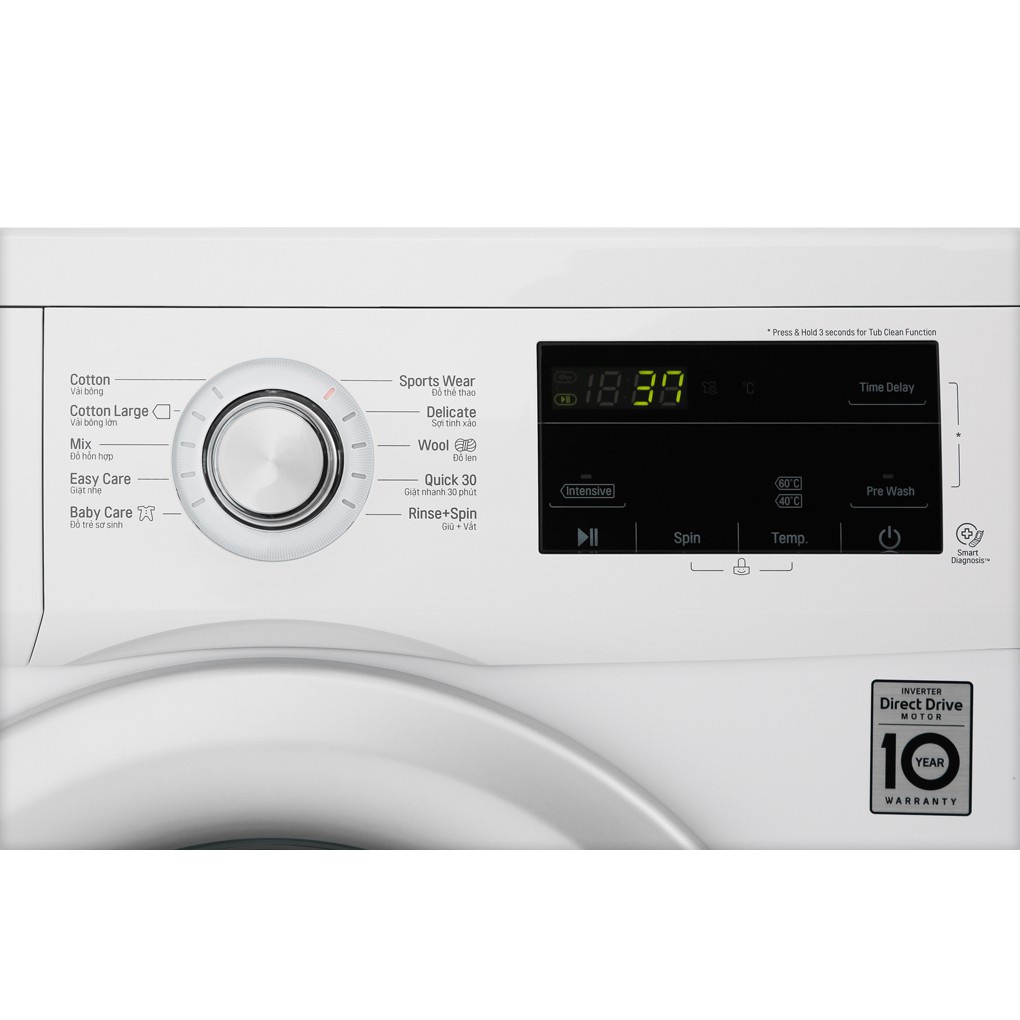 Máy giặt LG Inverter 9kg FM1209N6W