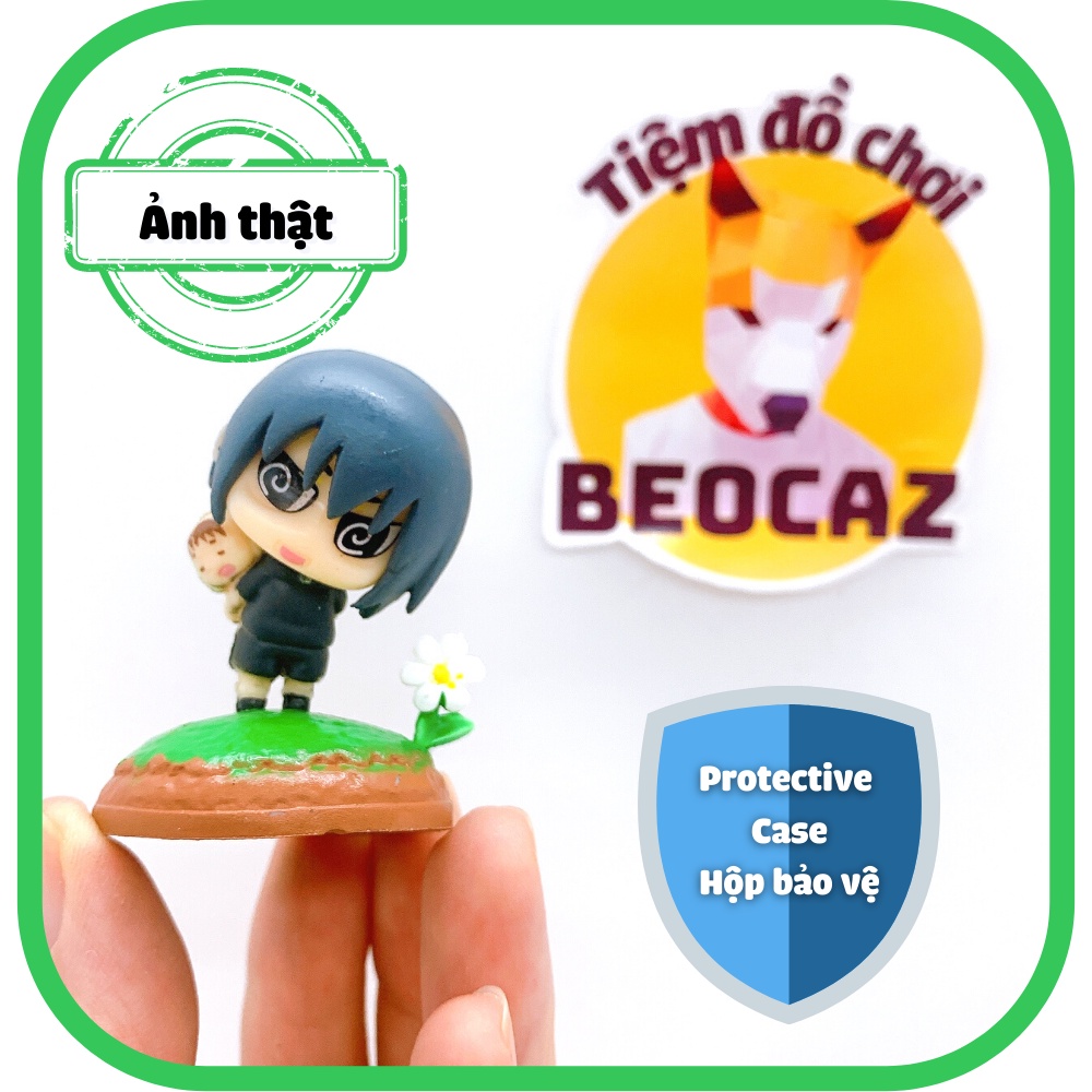 [Ship Hỏa Tốc][[Full Box][Tặng Hộp Bảo Vệ] Combo Mô Hình chibi Naruto Sasuke Kakashi Jijaiya Itachi Đồ chơi Naruto