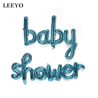 Bong bóng foil in chữ Baby Shower trang trí tiệc tiện dụng