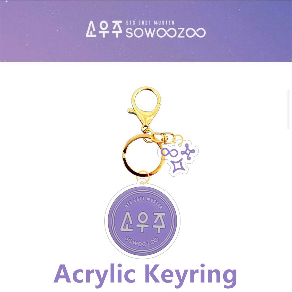 Móc Khóa Acrylic Bts Bangtan Boys 2021 MUSTER SOWOOZOO Dùng Làm Quà Tặng/Mũ/Túi Mini