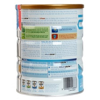 Lon Sữa bột Abbott Grow số 1 900g