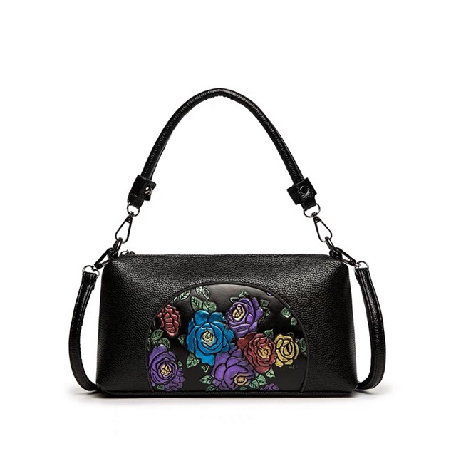 TX49 TÚI XÁCH TAY HOẶC ĐEO CHÉO  NỮ THUÊ HOA