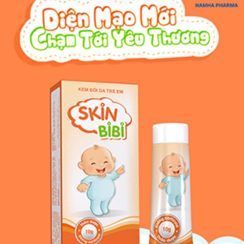 Kem Bôi Da Trẻ Em Skin BiBi Ngừa Hăm Da, Khô Da Mẩn Ngứa Tuýp 10g
