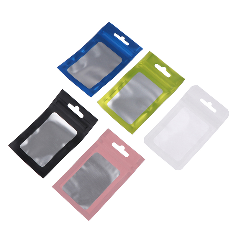 Set 20 túi zip JINHF màng nhôm đựng thực phẩm mylar có thể tái sử dụng