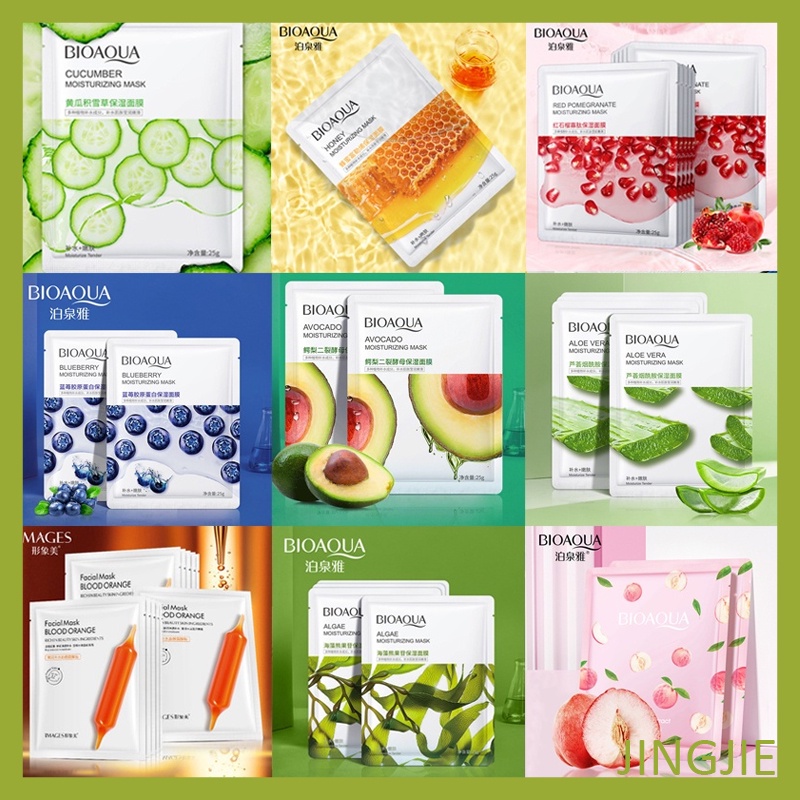 1 mặt nạ BIOAQUA dưỡng ẩm làm trắng da