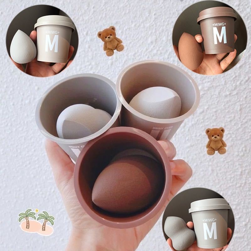 Mút trang điểm hình quả trứng siêu mềm dùng được cả ướt và khô