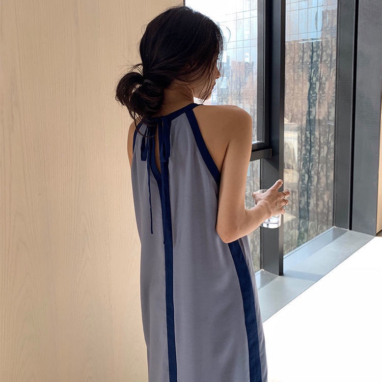 Đầm 2 dây hở lưng thời trang hè cho nữ 00896 100kg S-3Xl