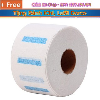 Combo 5Cuộn Giấy Quấn Cổ Barber Tóc Nam (Tặg Bánh iChi, Lưỡi D0rco)