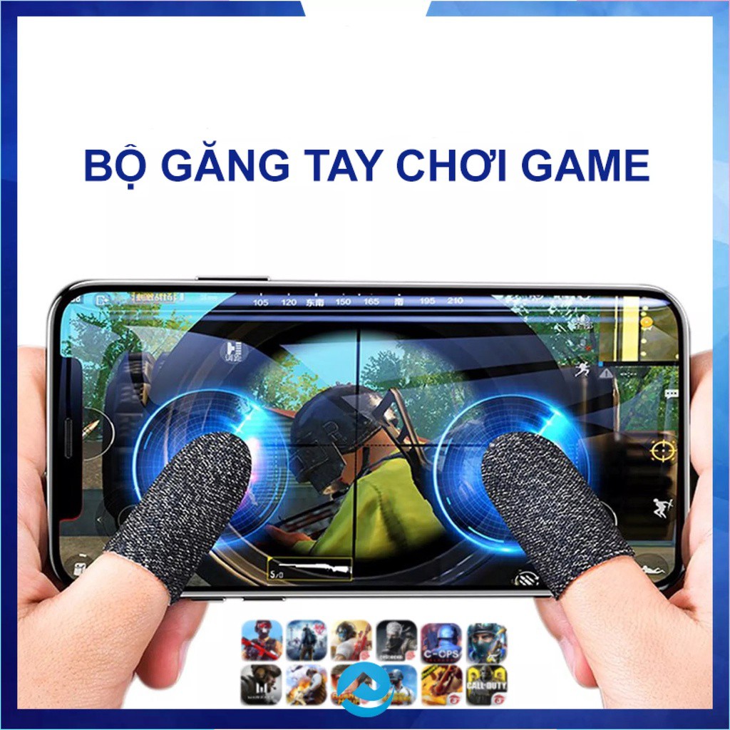 [ PHIÊN BẢN MỚI ] Găng tay, Bao tay cảm ứng chơi game PUBG, Liên quân, chống mồ hôi, co giãn cực tốt tăng độ cực nhạy