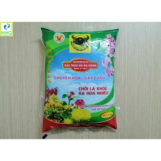 PHÂN BÓN HỖN HỢP ĐẦU TRÂU MK ĐA NĂNG NPK 17-12-7 CHUYÊN HOA CÂY CẢNH CHỒI LÁ KHỎE RA HOA NHIỀU GÓI 1KG