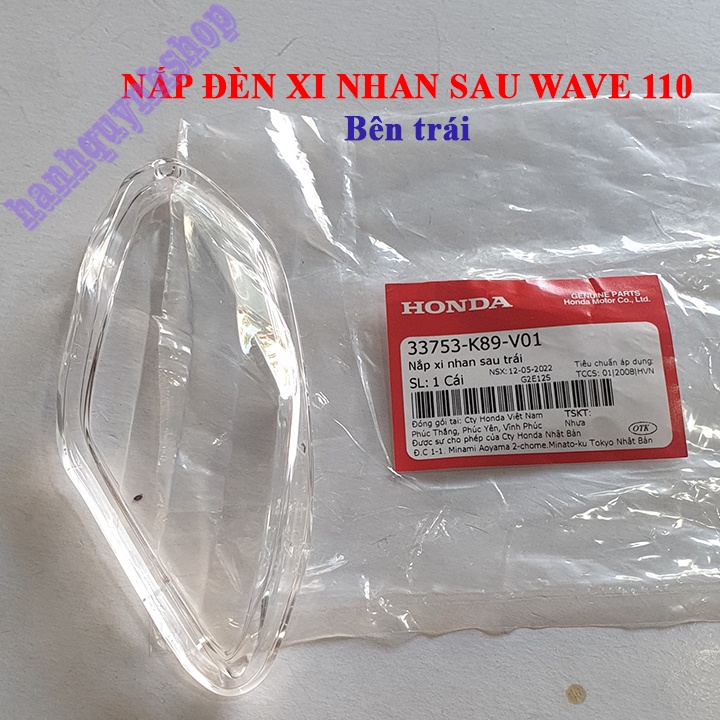 Nắp đèn xi nhan sau Wave 110 chính hãng Honda nhựa trong
