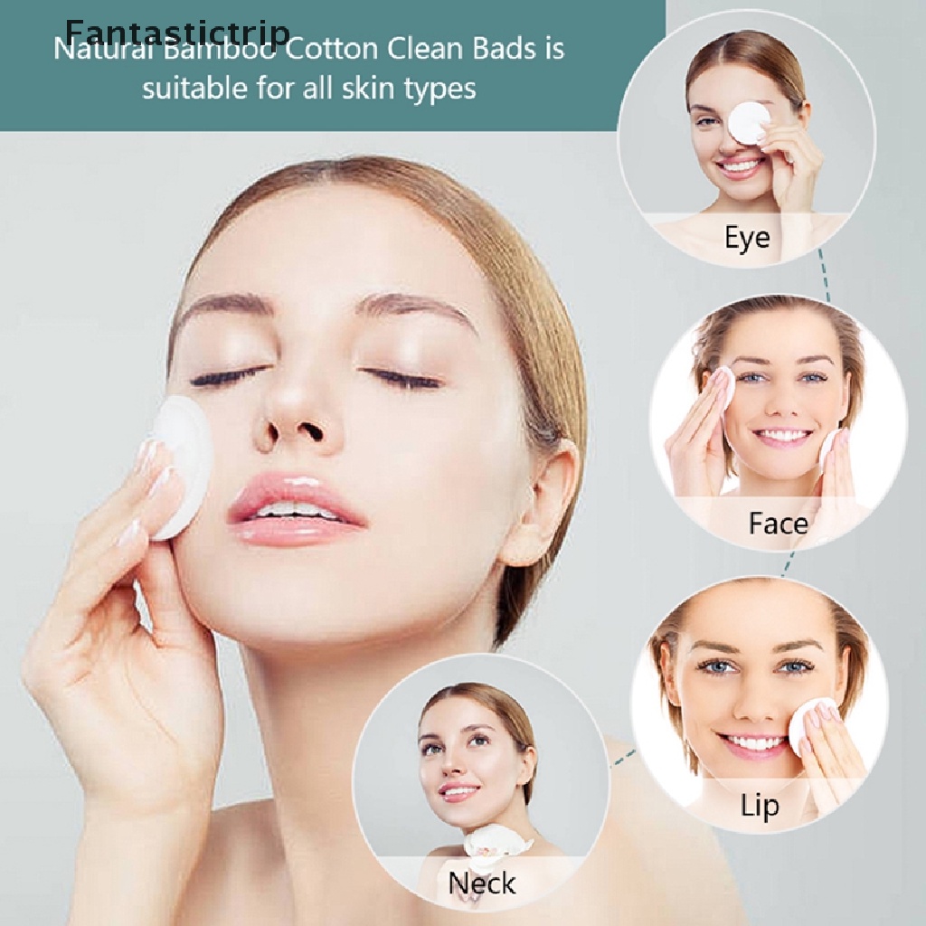 Bông Tẩy Trang cotton Mềm Mại Có Thể Giặt Và Tái Sử Dụng Kèm Móc Treo Tiện Lợi