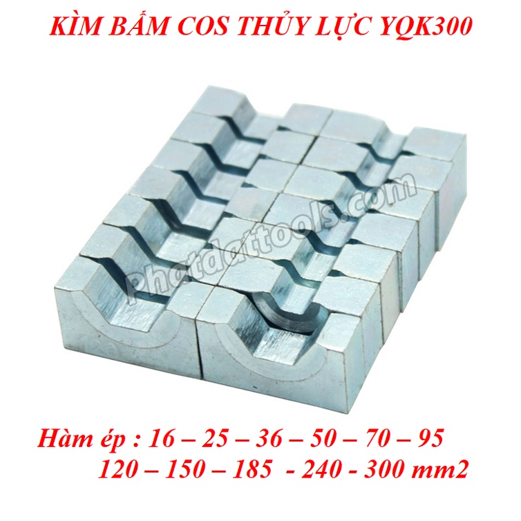 Kìm ÉP Đầu Cos Thủy Lực YQK300  -  Phạm Vi Ép 16-300mm2  - Chuyên Dụng Cho Thợ Điện - Bảo Hành 6 Tháng