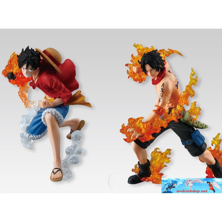 [MHĐ] Bộ mô hình Luffy ACE Sabo - attack styling - One piec