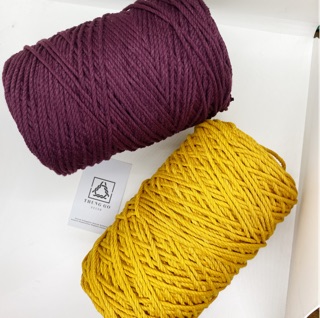 Dây thừng Macrame màu TÍM củ dền