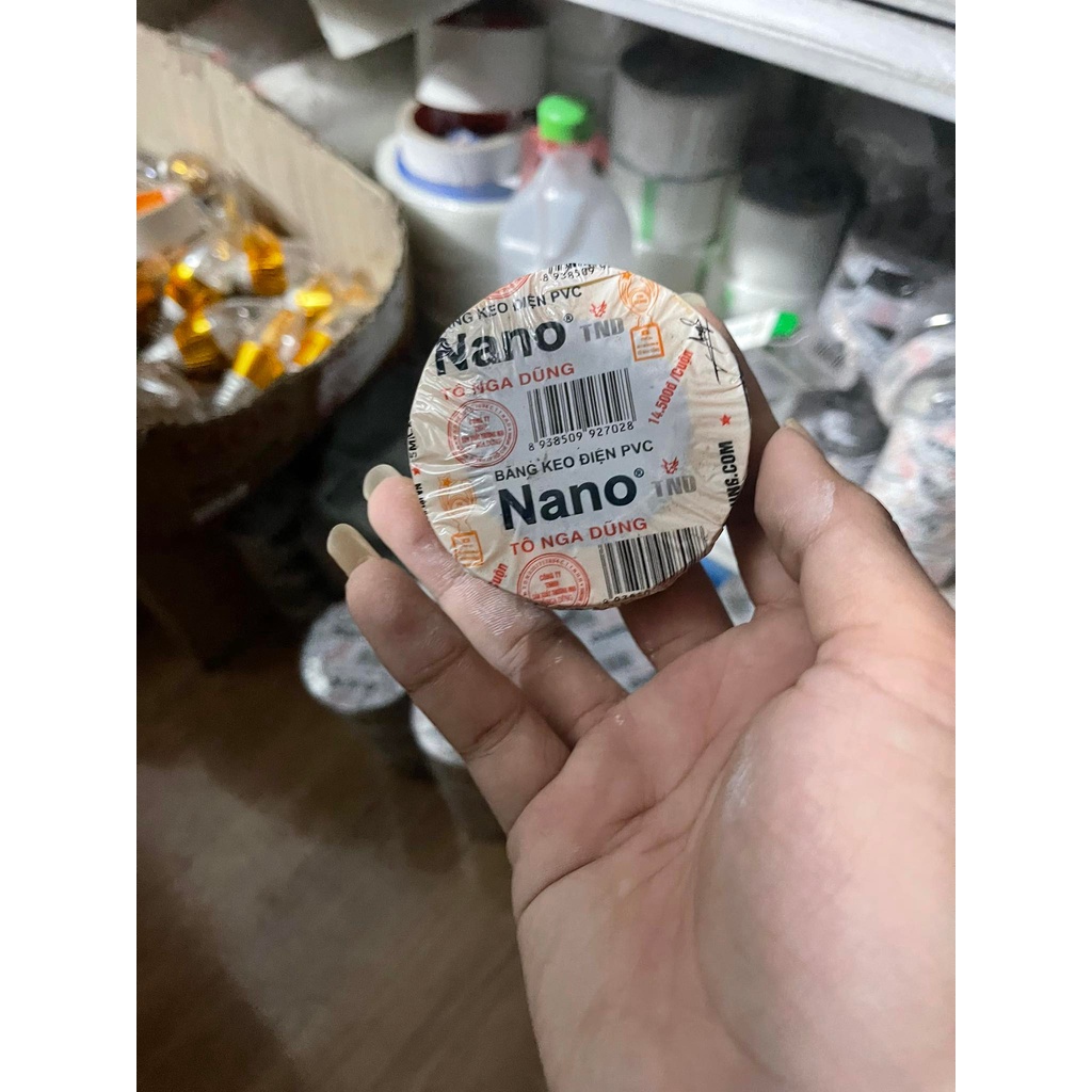 Băng keo điện nano Tô Nga Dũng,đủ 4 màu-Hàng chính hãng Tô Nga Dũng