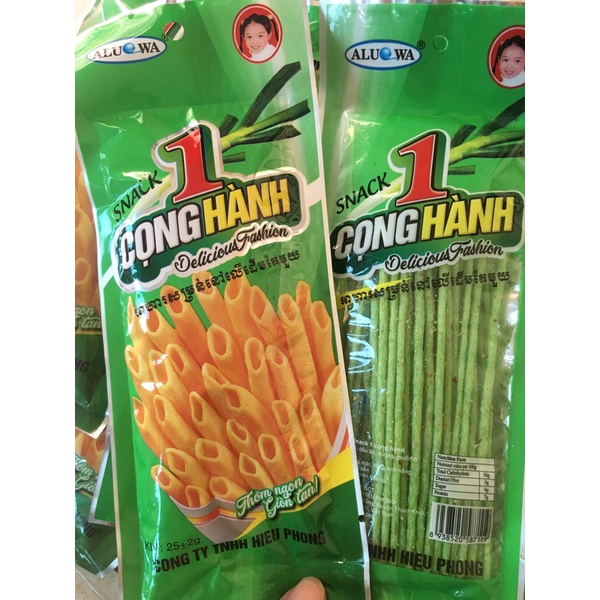 snack cọng hành - thơm ngon giòn tan