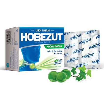 Viên ngậm HOBEZUT hộp 5 vỉ