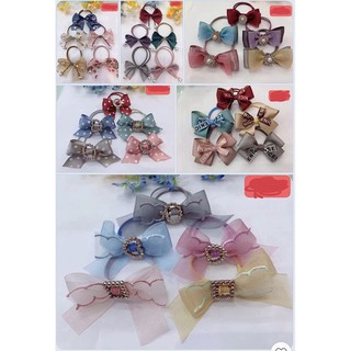 Sỉ 10 cột nơ đẹp xinh xắn các mẫu nơ ngắn đủ loại