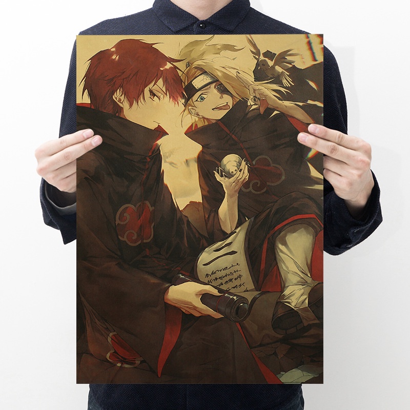 Poster Phim Anime NARUTO 50.5 * 35cm