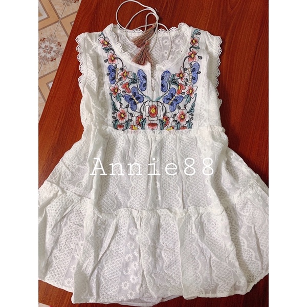 Áo babydoll thêu hoa hàng Quảng Châu loại 1