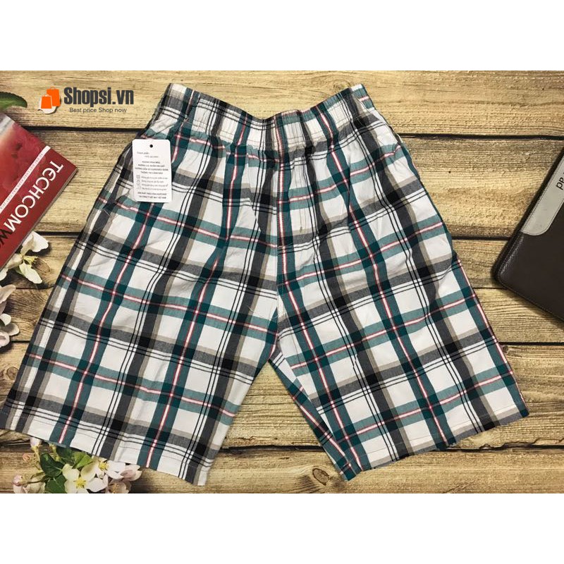 Quần Short Nam Caro Chất Cotton Đẹp