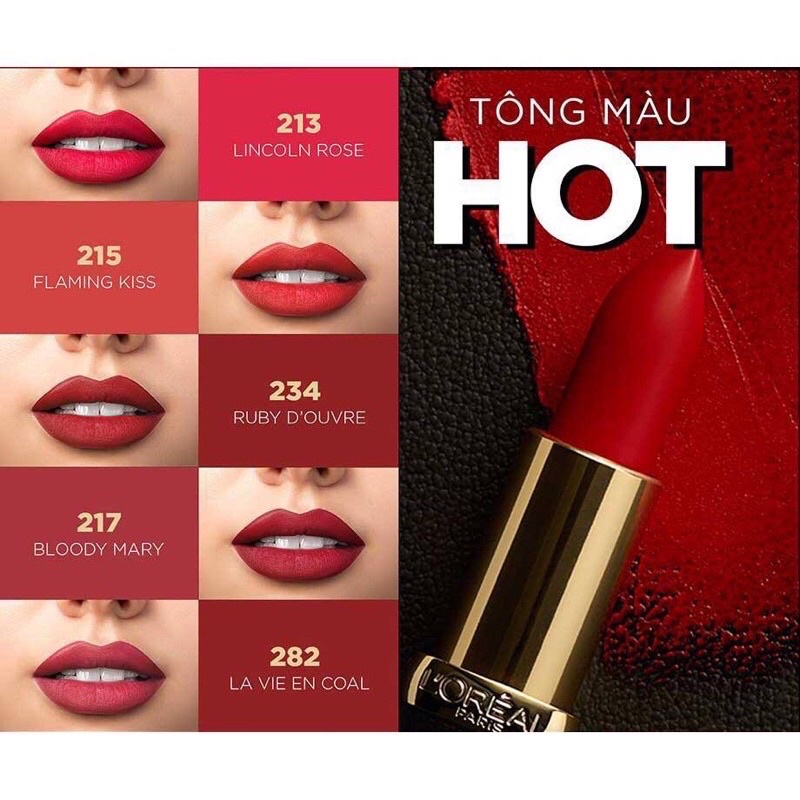 Son Lì Mịn Môi L'Oreal Paris Color Riche Matte màu 234