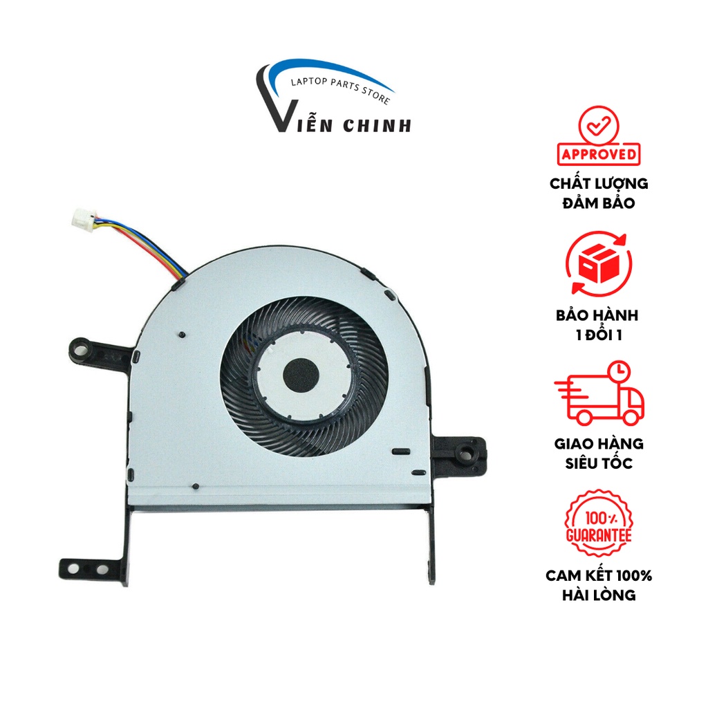 Quạt laptop Asus VivoBook S15 S510 S510U X510 X510U F510U S5100 S5100U - Bảo hành 1 tháng lỗi 1 đổi 1