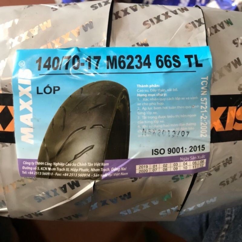 Vỏ maxxis 140/70-17