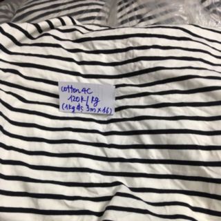 Vải cotton kẻ ngang
