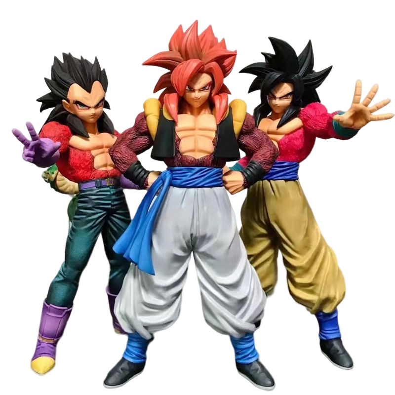 Mô Hình Nhân Vật Super Saiyan SSJ4 Gogeta Goku Kích Thước 27cm