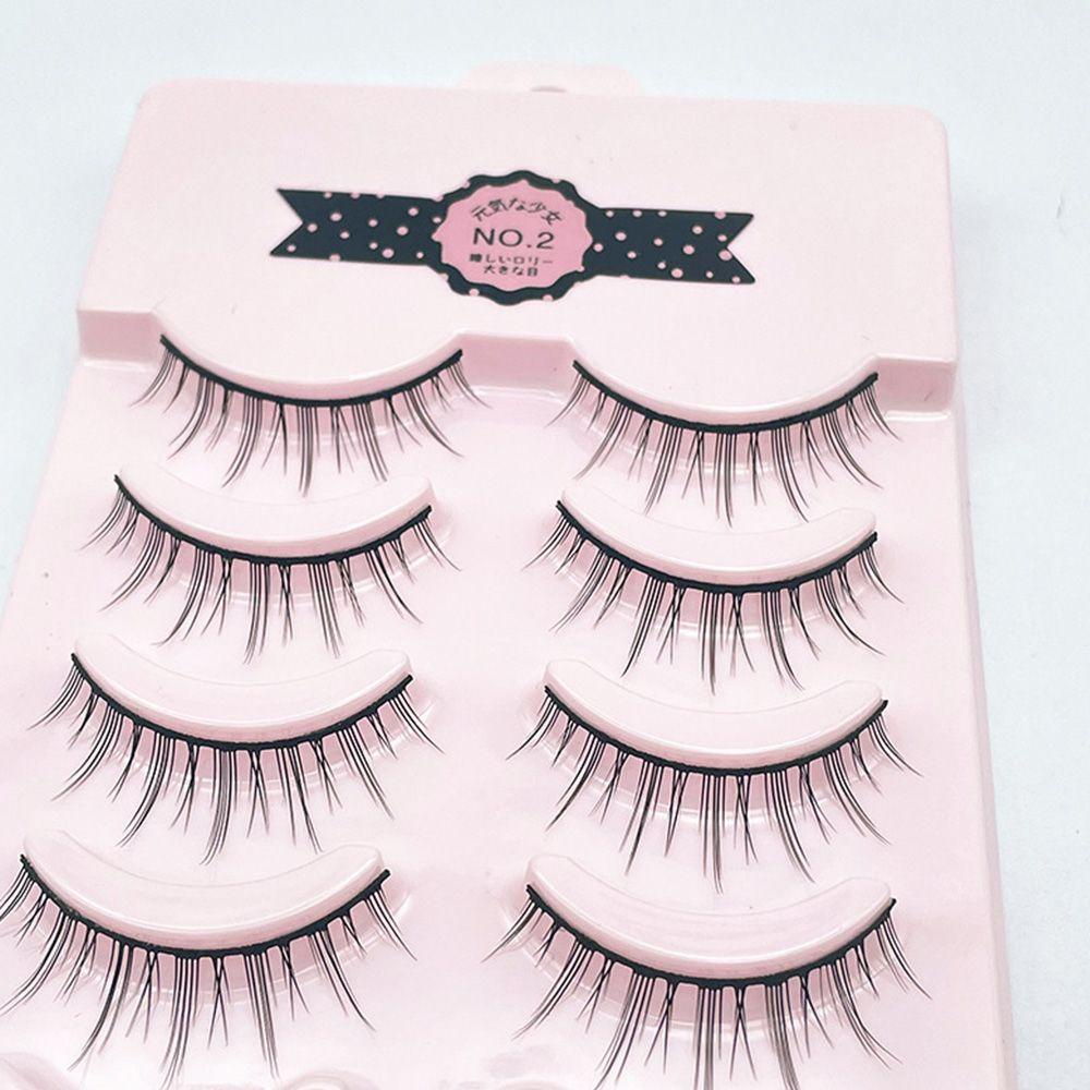 Cặp Lông Mi Giả 3D Dày Dặn Nhanh Khô Phong Cách Lolita Nhật Bản